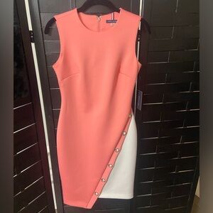 Pink and White Tommy Hilfiger Dress